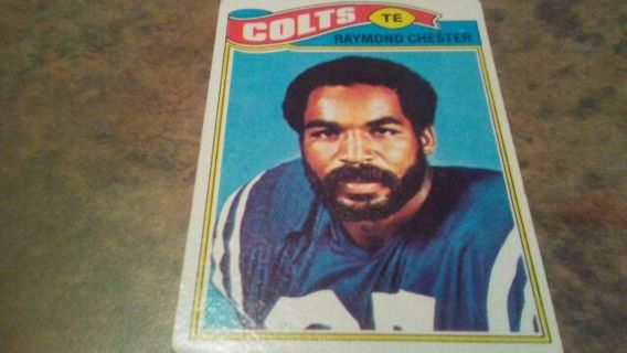 1977 TOPPS RAYMMOND CHESTER COLTS FOOTBALL CARD# 351