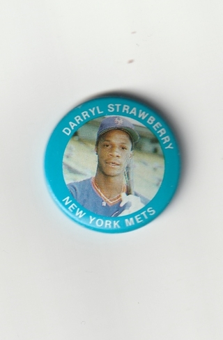 1984 Fun Foods Pins - Darryl Strawberry - #8