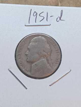 1951-D Jefferson Nickel! 39