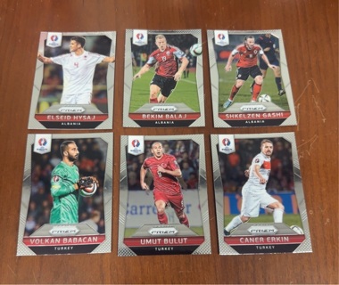 2016 Panini Prizm euro soccer lot