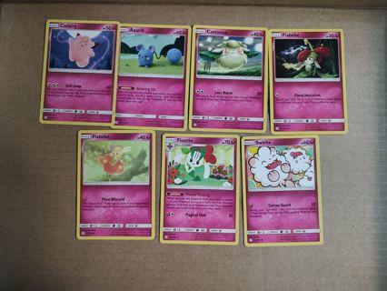 Pokemon Cosmic Eclipse Fairy Cards