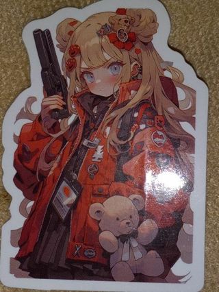 Anime nice one vinyl sticker no refunds regular mail only Very nice quality!