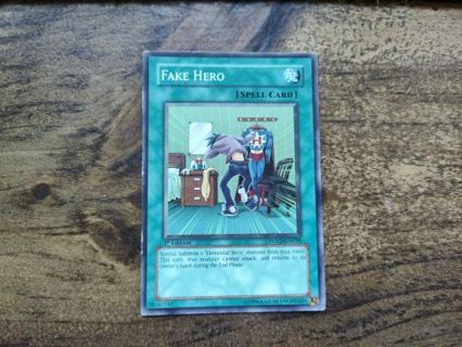 Yu-Gi-Oh Card 1st Edition Fake Hero