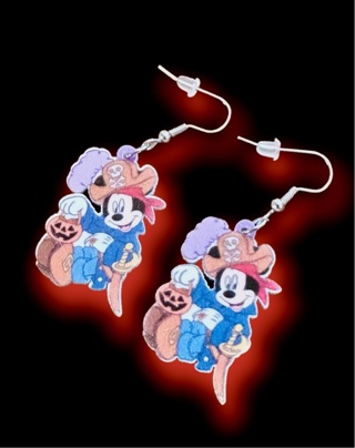 Halloween Mickey Mouse earrings 