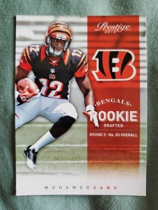 2012 Panini Prestige Rookie Mohamed Sanu Sr.