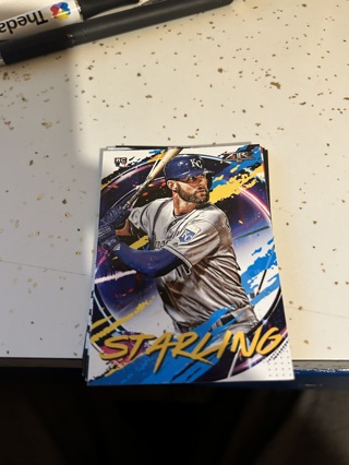 2021 topps fire rc bubba starling