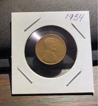 1934 LINCOLN WHEAT CENT 