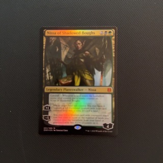 Nissa of Shadowed Boughs Magic the Gathering Foil Planeswalker