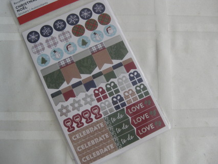 Christmas theme stickers, 176 pcs. NIP