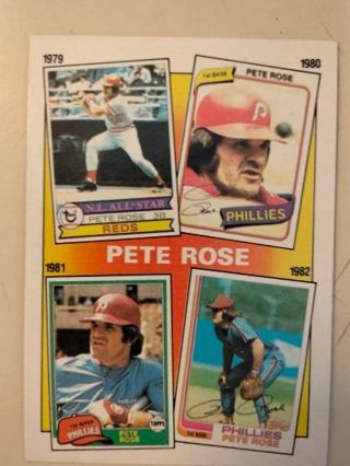 1986 Pete rose