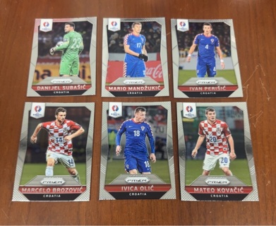 2016 Panini Prizm euro soccer lot