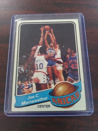 Jon C.Meriweather (1979 Topps) N.Y. Knicks #69