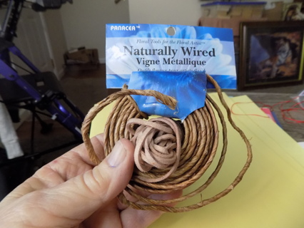 NIP roll jute covered wire for flower arrangements