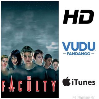 THE FACULTY HD VUDU OR HD ITUNES CODE ONLY