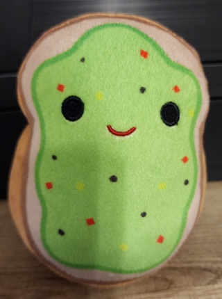 NWOT - Squishmallow - "Sinclair" Green Avocado Toast