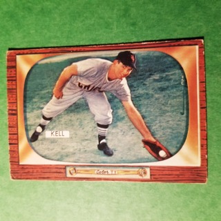 1955 - BOWMAN BASEBALL - CARD NO. 213 - GEORGE KELL - WHITE SOX - BV= $ 30