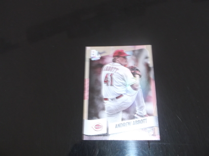 2024 Topps Big League Andrew Abbott Uncommon Rainbow Foil Rookie  card  # 206  cincinnati   Reds