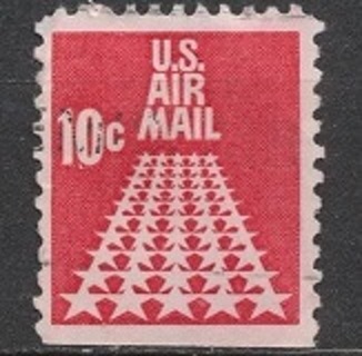 Uited States:  1968, 50 Stars on Runway, Air Post, Used, Scott # US-C72 - US-5329a