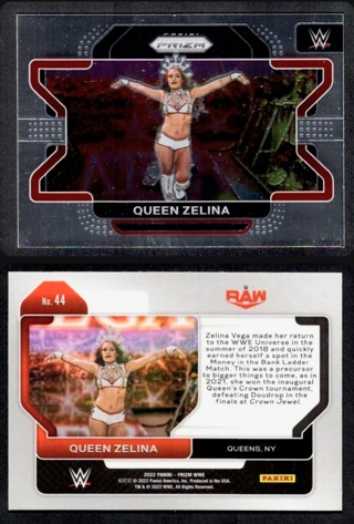 2022 WWE Prizm Zelina Vega Chrome card #44 NM