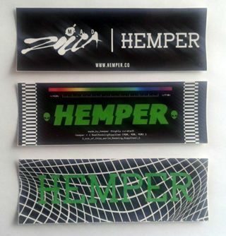 Three Hemper Vynil Stickers #2