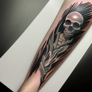 Listia Digital Collectible: Wicked AWESOME Skull Tattoo