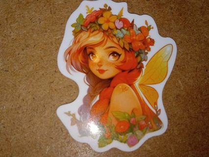 Fairy one nice Cute vinyl sticker no refunds regular mail only Very nice quality!