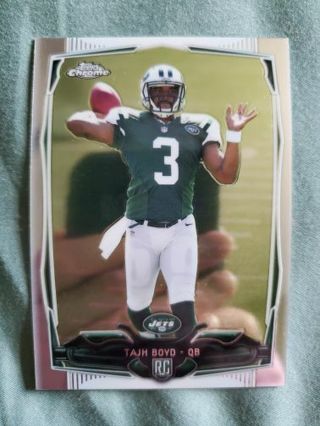 2014 Topps Chrome Rookie Tajh Boyd