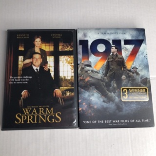 Lot of 2 DVD movies Warm Springs & 1917