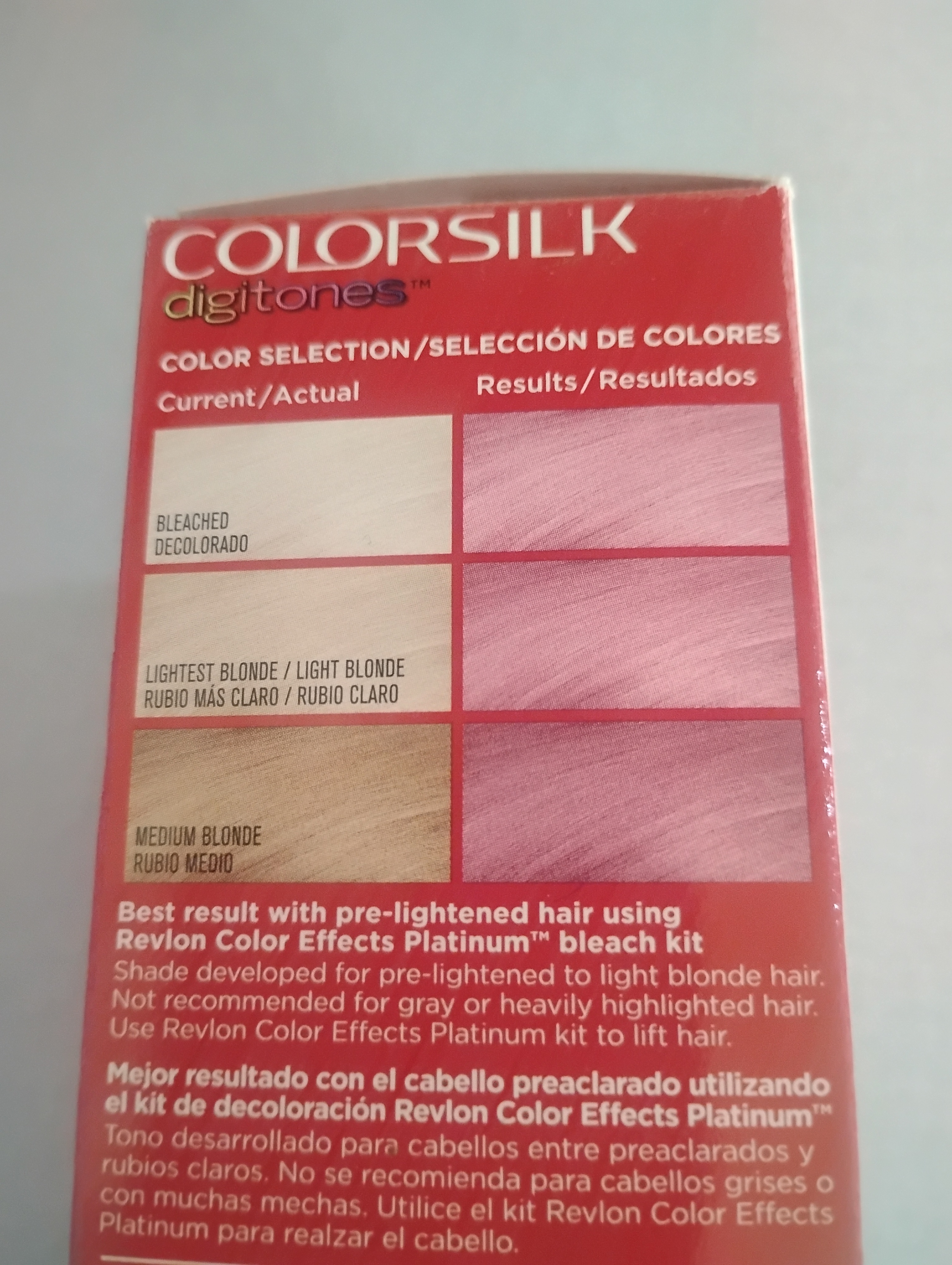 Free:  COLORSILK Pastel Pink Hair Dye BN in Box 