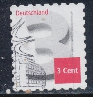 Germany:  2011, 3 Cent Additional Value Stamp, Used, Sc # DE-2697 - GER-268