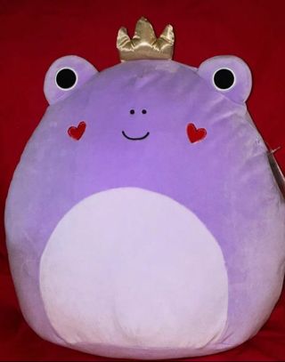 16" inch Squishmallows Francine Purple Frog Large Plush (Brand New with tag)