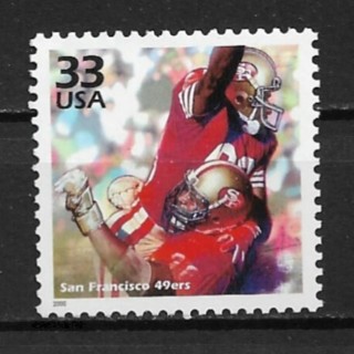 2000 Sc3190c Celebrate the Century: 1980's San Francisco 49ers MNH