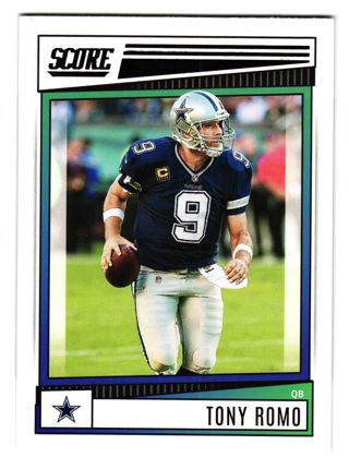 2022 SCORE TONY ROMO CARD