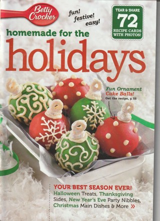 Soft Covered Recipe Book: Betty Crocker: Holidays
