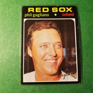 1971 Topps Vintage Baseball Card # 302 - PHIL GAGLIANO - RED SOX - EXMT/NRMT+