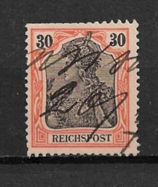 1900 Germany Sc58 30pf Germania used