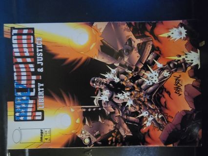 3 DAY AUCTION! Superpatriot: Liberty & Justice #4 of 4 Image Comics 1995 in FN-!