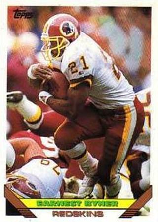 Earnest Byner 1993 Topps Washington Redskins