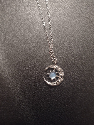 Silvery Sun Necklace