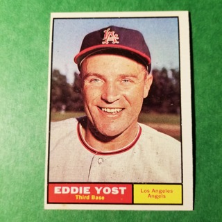 1961 - TOPPS BASEBALL CARD NO. 413 - EDDIE YOST - ANGELS