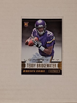 *Vikings* Teddy Bridgewater R&S Longevity Rookie