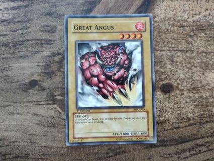 Yu-Gi-Oh Card Great Angus 1st Edition