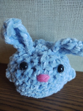 Hand Crocheted Amigurumi Chenille Rabbit 