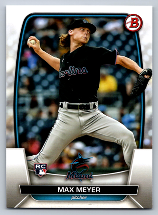 2023 Bowman #36 Max Meyer Miami Marlins Rookie RC