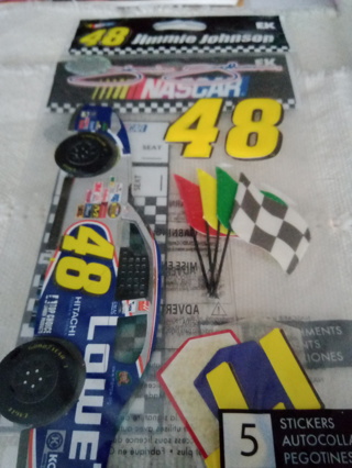 Jimmie Johnson #48 Nascar Racing Stickers