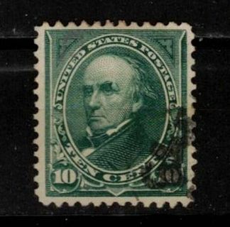 US 10-Cent Webster Stamp, 1895