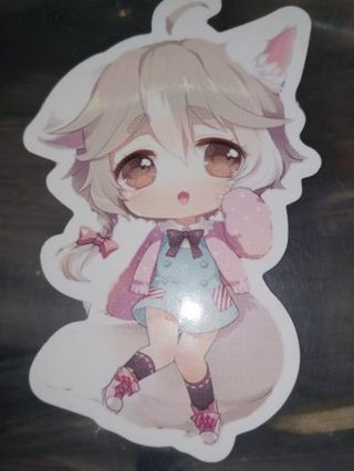 Anime Cute one new vinyl sticker no refunds regular mail only Very nice these are all nice