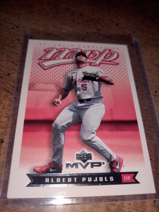 Two card  lot baseball veteran Albert pujols