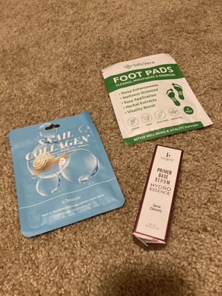 Serum, Face Mask and Foot Pads (new)