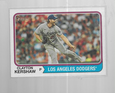 2023 HERITAGE CLAYTON KERSHAW #641